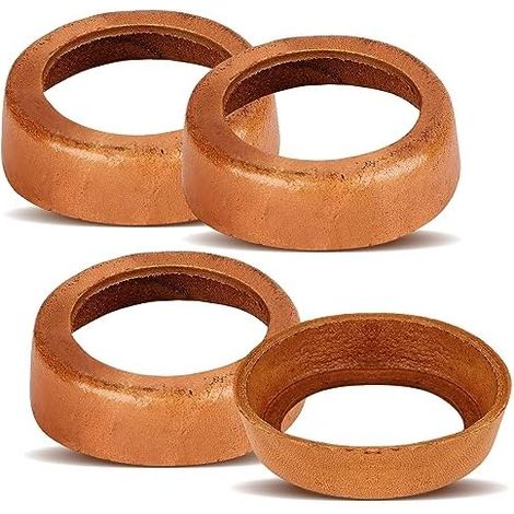 Lot de 4 pièces rechange pour pompe à bras Type 75 Manchon en cuir Pompe Manchons piston Kit joints jardin manuelle -
