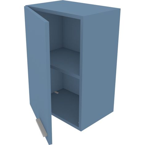 Libreria pensile moderna con anta e schienale - Montaggio rapido cabineo - Avio