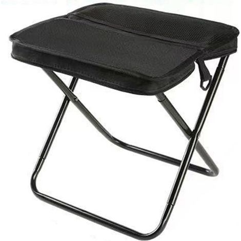 Tabouret Pliable Portable avec Sac de Transport, Tabouret pour la Randonnée Alpinique, Tabouret Extérieur pour Pêchez à la Pêche à la Pêche au Noir (1/5)