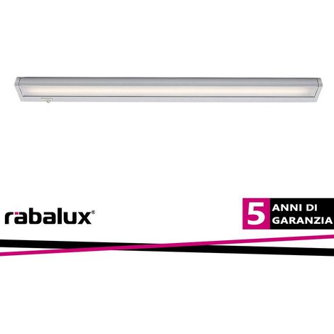Lampada sottopensile LED bianca con interr. 57cm 10W 4000K (1/3)