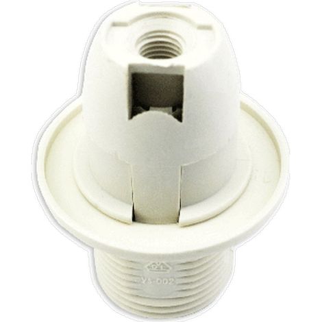 Portalampada E14 Bianco 250V in Plastica con anello Aigostar (1/5)