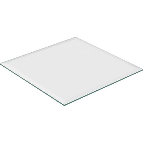 Lastra in vetro di sicurezza temperato 70 x 70 cm protezione antigraffio elegante finitura lucida in vetro trasparente 130015720