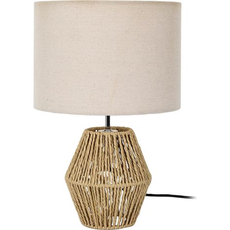 Lampe à Poser Tressée "Lina" 40cm Naturel (1/4)
