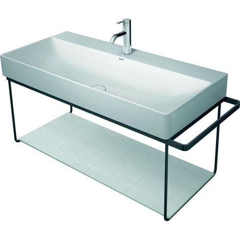 DU Metallkonsole WH f.DuraSq. f. 235310 HandtucHTHalter li/re, Schwarz Matt (1/5)