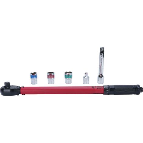 Clé dynamométrique à cliquet 1/2 pouce, 20 à 230 N.m, à dégagement rapide, 72 dents, pour l'entretien automobile (1/5)