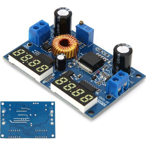 2 modules d'alimentation à affichage numérique double tube 3A, tension d'entrée réduite de 5,35 V