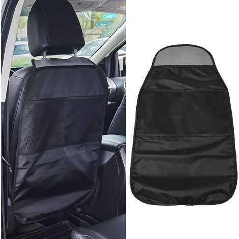 2 Pcs Auto Housse de Siège,Siège Auto Voiture De Couverture Protection Pour Les Enfants Boue Mat Propre Protecteur Kick Mat poussières Arrière Anti Coup de Pied et Poussières (1/5)