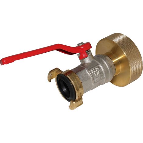 Raccord S60X6 laiton - Vanne 1/4 de tour laiton et raccord express