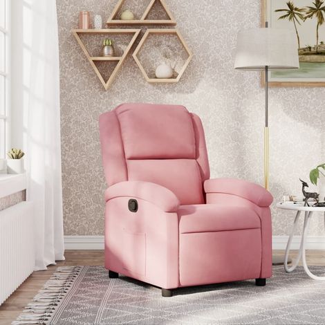 Relaxsessel Rosa Samt vidaXL (1/5)