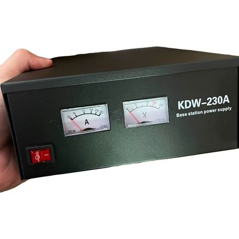 Base station power supply box with 220V to 13.8V voltage output.