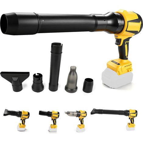 Souffleur d'air sans fil compatible avec 18 V/20 V, 3 vitesses et aspirateur portable 38 000 tr/min 500 W sans balais pour voiture (1/5)
