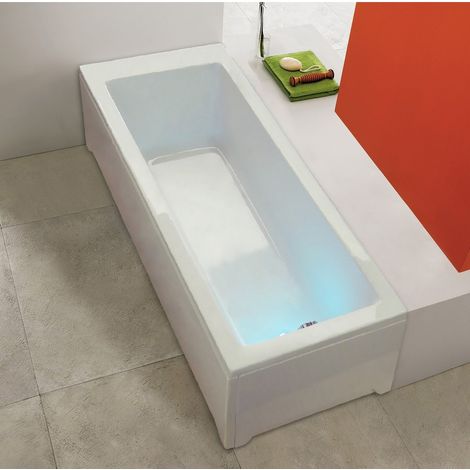 Guscio vasca 170 x 70 cm con pannelli rettangolare serie agata