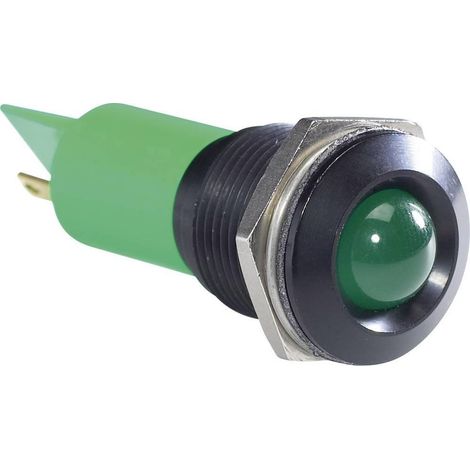 Apem Q16P1BXXG12E testigo LED verde IP67 12 V/CC