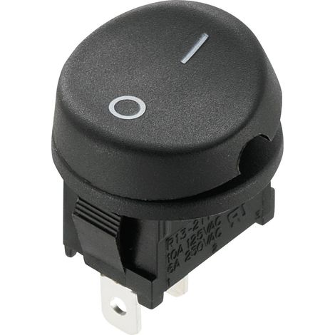 Interrupteur à bascule TRU COMPONENTS TC-R13-211A-02 1588063 250 V/AC 10 A 1 x Off/On à accrochage 1