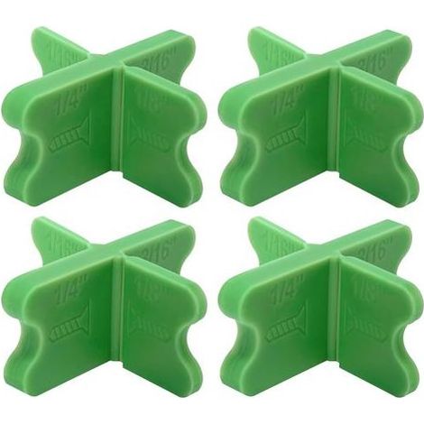 Lames de Terrasse,Jeu de 4 Écarteurs Réglables pour Pose de Sol Accessoires pour Installation de Sols Extérieurs et Bricolage - Utilisation Domestique (1/4)