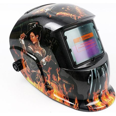 Solarbetriebener, selbstverdunkelnder Schweißhelm, Maske für WIG-/MIG-Schweißgeräte, Schutzvorrichtung für Schleifmaschinen (1/5)