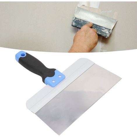 Extra großer Spachtel aus dickem Edelstahl mit rutschfestem Gummigriff, 25 cm (1/5)