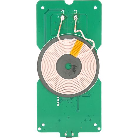 Module de charge sans fil Qi 10W rapide - Carte circuit émetteur et bobine pour téléphone DIY (1/5)