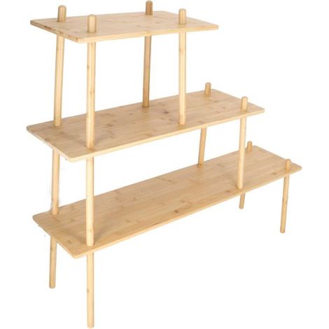 Etagère d'intérieur en bambou Cheers Taille L (1/5)