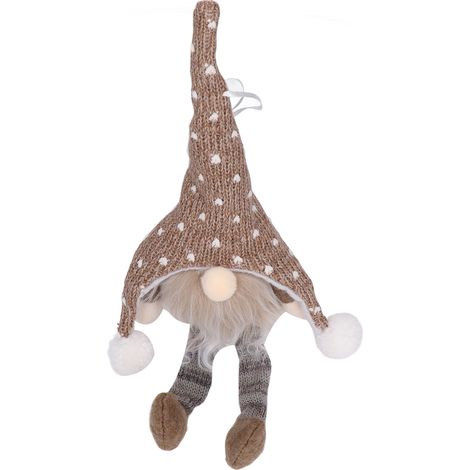 LED-Weihnachtswichtel-Dekoration, Weihnachtsbaumschmuck, Anhänger für Zuhause, FestivalBrown YV0036705 (1/5)