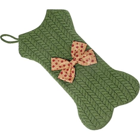 Chaussettes tricotées pour les jambes, bas de Noël pour suspendre les cadeaux et les décorations au sapin (1/5)