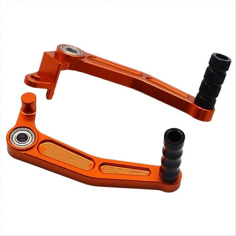 CNC-gefräster Brems- und Schalthebel aus Aluminium für das Motorrad DUKE 125 (1/5)