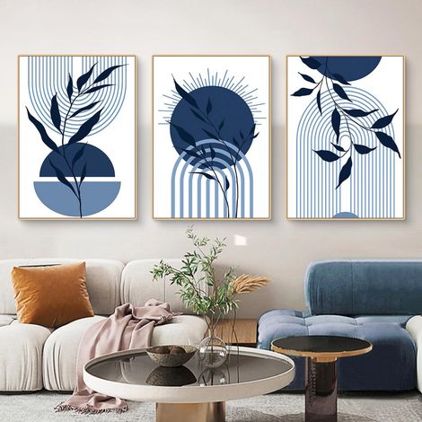 Lot de 3 posters bohémiens ensemble de posters esthétiques avec plantes décoration murale bohème images sans cadre Poster 08 30 x 40 cm (1/5)