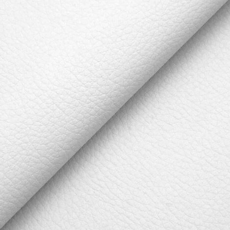 Similicuir Doux Revêtement Coussins Canapés Chaises Hydrofuge Rugueux Blanc - 140x220 cm (1/4)