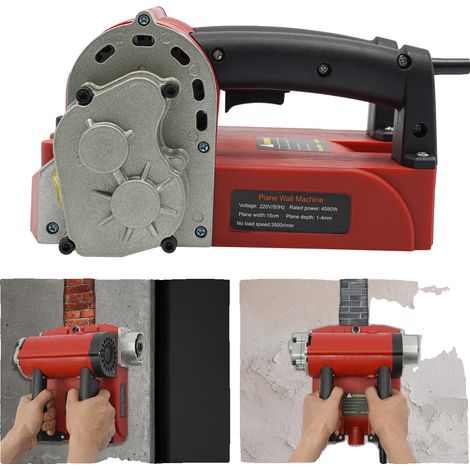 Pialla elettrica, potenza 4580W, larghezza di piallatura 15cm, profondità regolabile da 1 a 4mm, velocità a vuoto 3500 giri/min, tensione 220V. (1/5)