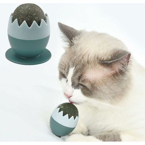 Balles à l'herbe à chat - Jouets à l'herbe à chat - Jouets à friandises pour chat - Jouets interactifs pour chat - Balles à l'herbe à chat comestibles, (1/5)