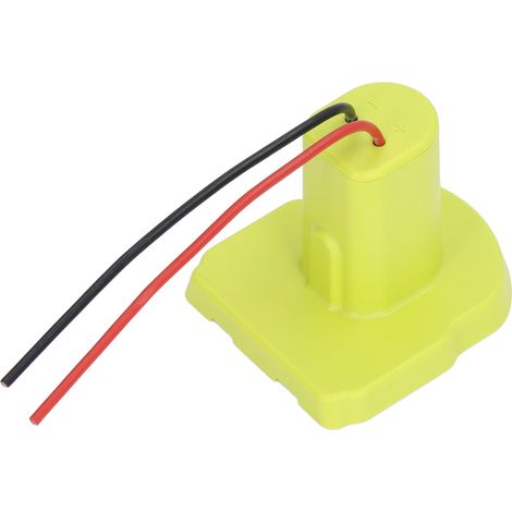 Connecteur d'alimentation avec fusible 30A, adaptateur de batterie stable, convertisseur pour perceuse Ryobi 18V, interrupteur de courant. (1/5)