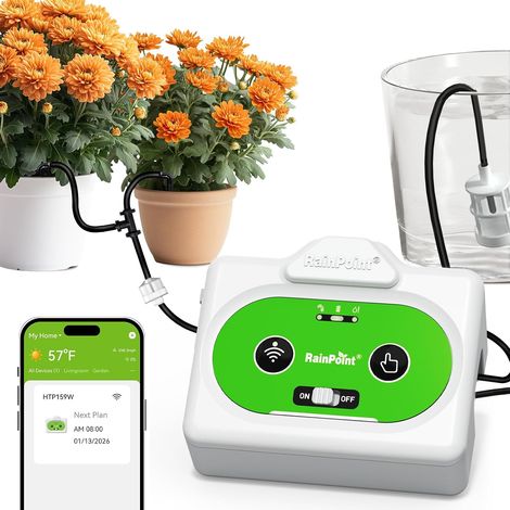 Automatic Indoor Watering WiFi, Remote Control via APP, Automatic Sprinkler for Indoor Plants, Drip Watering with Rechargeable Battery, Up to 15 Plants (1/5)
