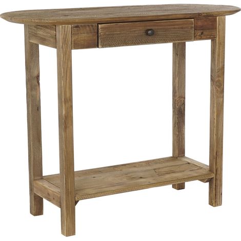 Consola Madera Reciclada 95X35X76 Natural (1/5)