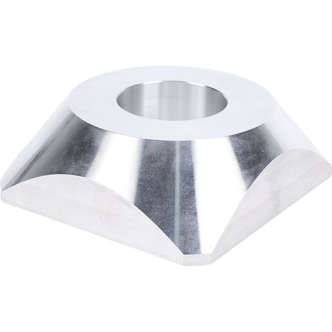Cône de centrage démonte-pneus manuel Aluminium massif Ø axe 42,4mm Jantes alu anti-rayures 13,7cm (1/5)