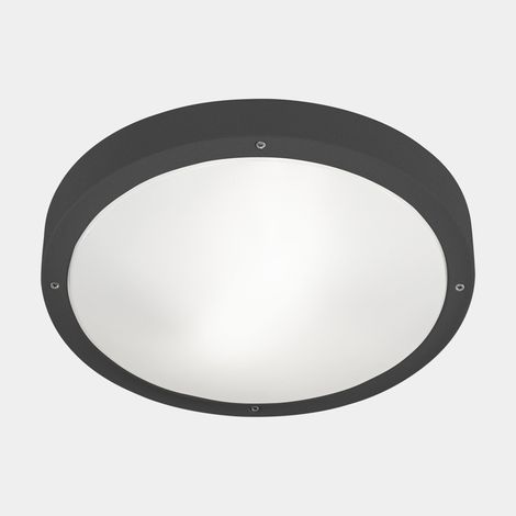 Plafon de Techo Ip66 Basic E27 15W Gris Urbano (1/2)