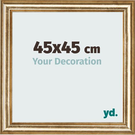 yd. - Cadre photo 45x45 - Or Antique - MDF - Lazio (1/5)