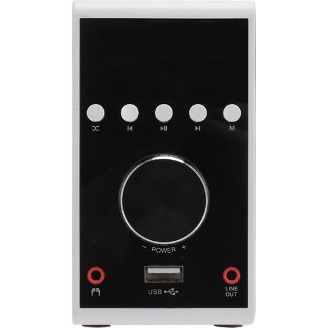 Amplificateur Bluetooth 5.0 136 W, son stéréo Hi-Fi, amplificateur numérique, récepteur d'enceintes sans fil avec ports USB, optique et coaxial pour ordinateurs et téléviseurs. (1/5)