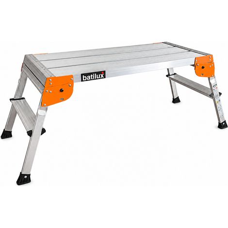 ESCALUX Plateforme Banc du Platrier 100 x 45 cm V55100, en Aluminium Pliable et Reglable, Garantie 2 ans (1/5)