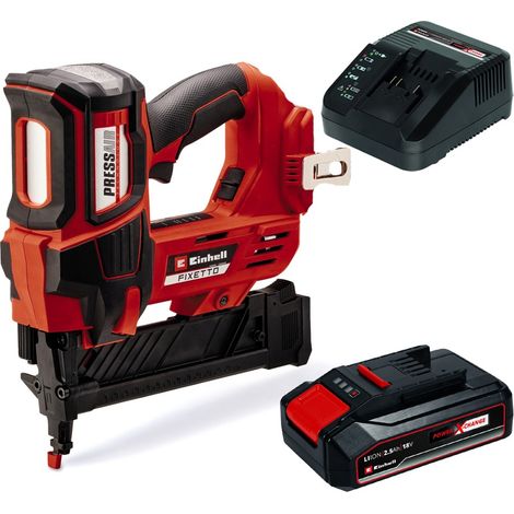 Einhell Power X-Change 18v Cordless Stapler Gun FIXETTO 18/38 S + 2.5AH Kit (1/5)
