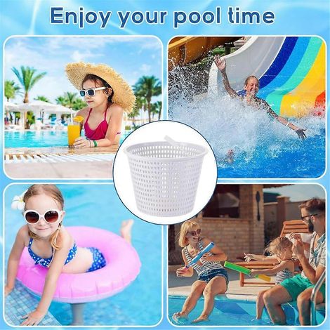 Panier d'écumoire lesté de 20 cm pour SP1070, panier d'écumoire robuste pour l'entretien de piscine, poids et poignée inclus (1/5)