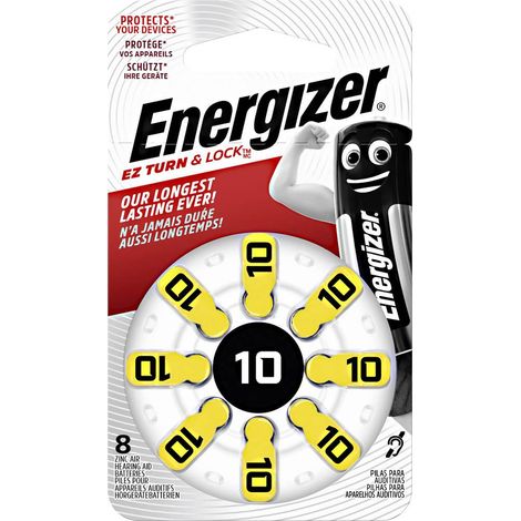 Set di 8 batterie per apparecchi acustici allo zinco da 1,4 V ENERGIZER (1/5)