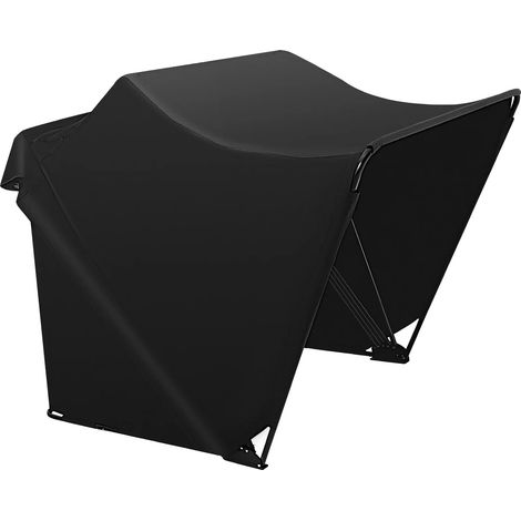 Tente de moto, matériaux durables, design autoportant, Noir (1/2)