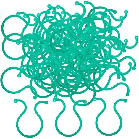 Clips pour plantes grimpantes, pinces de jardin, supports, crochets fixes, liens de tuteurage, pinces pour tiges de poivrons et fleurs, organisateur facile à utiliser-100pcs small