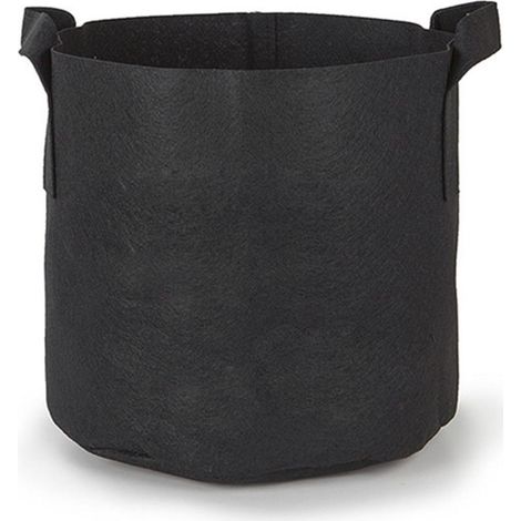 5 pièces Sac de Culture 5 Gallons Tissu Épaissi Respirant avec Poignées pour Arbres Fleurs Noir (1/5)