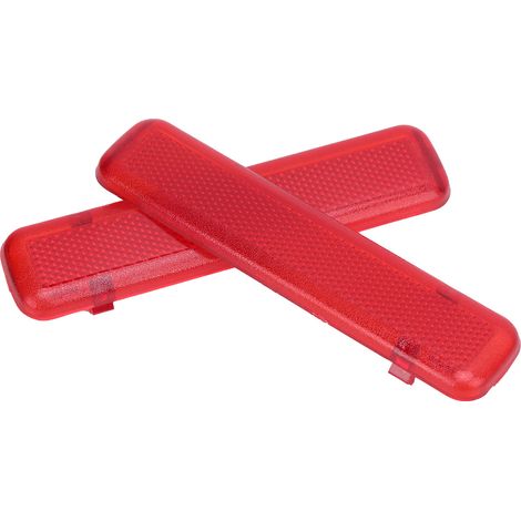 Paire de panneaux réflecteurs de porte rouges intérieurs de remplacement pour Silverado 1500/2500 HD/3500/1500 HD (1/5)