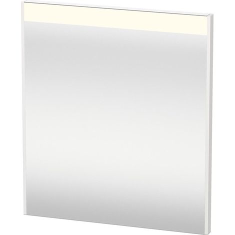 Miroir DuravitBRIOSOavec éclairage 700x620x45mm 17 W châtaignier
