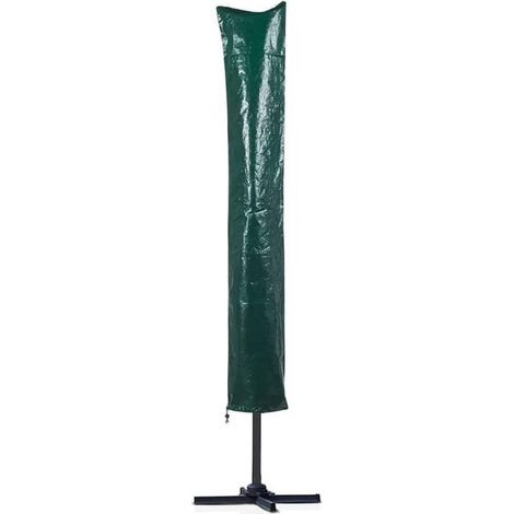 Housse de Parasol, Housse de Protection pour Parasol de Jardin, Anti-UV, Anti-Vent, Étanche, Tissu Oxford 600D Parasol Couverture de Parasol - 153 x 30 x 30 cm (Vert) (1/5)