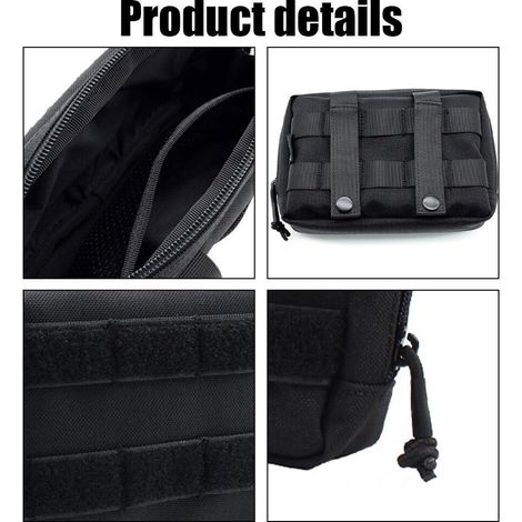Sac de Rangement Tactique pour Harnais de Chien Molle Accessoire de Sport Extérieur (1/5)