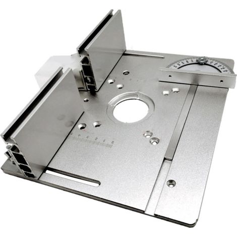 Plaque d'insertion pour table de défonceuse 2 en 1, plateau rabattable pour établi de menuisier et machine à affleurer électrique (1/5)