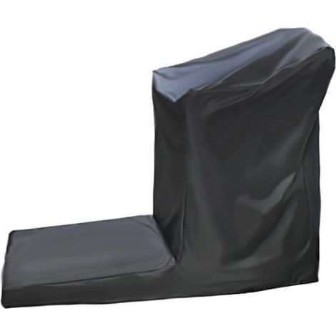Housse imperméable pour tapis de course - 165 x 76 x 140 cm - Tissu Oxford 210D - Noir - Coupe-vent - Résistant à la pluie - Résistant aux déchirures - Pour tapis de course intérieur et extérieur - Ho (1/5)